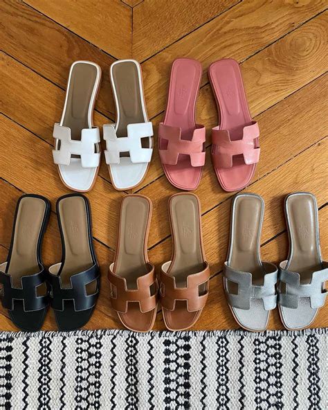 hermes oran perforated sandals|hermes oran size chart.